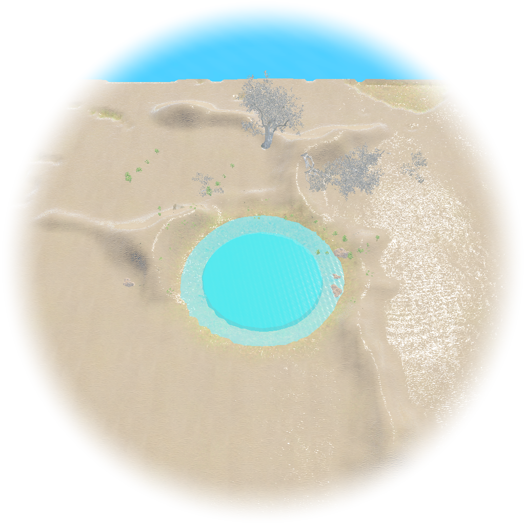 Aerial render of Bora Bora